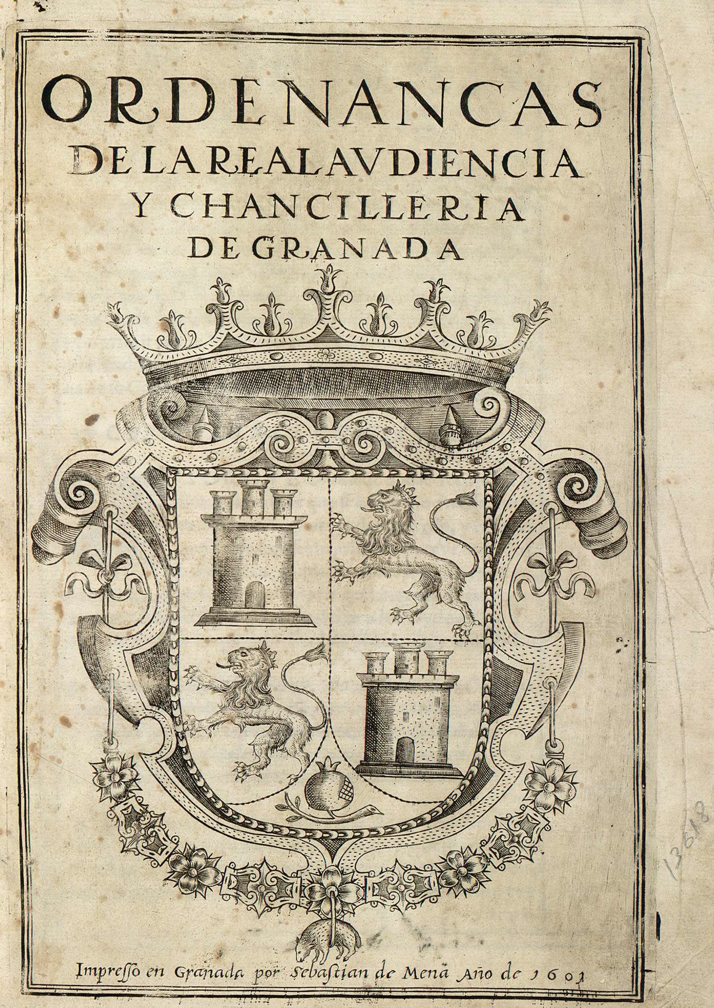 Escudo de la Real Audiencia y Chancillería de Granada