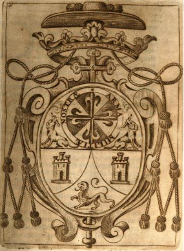 Escudo del obispo Fray Alonso de Santo Tomás