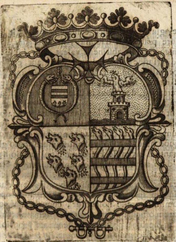 Escudo del P. M. Sebastiano de Valderrama y Estrada