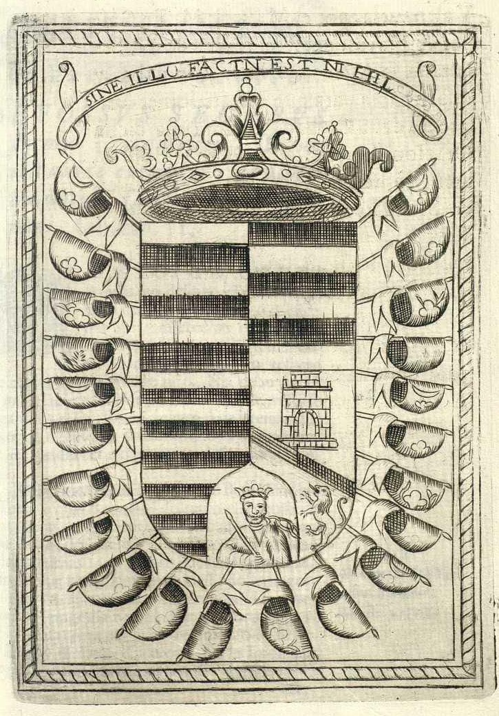 Escudo de Antonio Domingo Fernández de Córdoba, marqués de Valenzuela