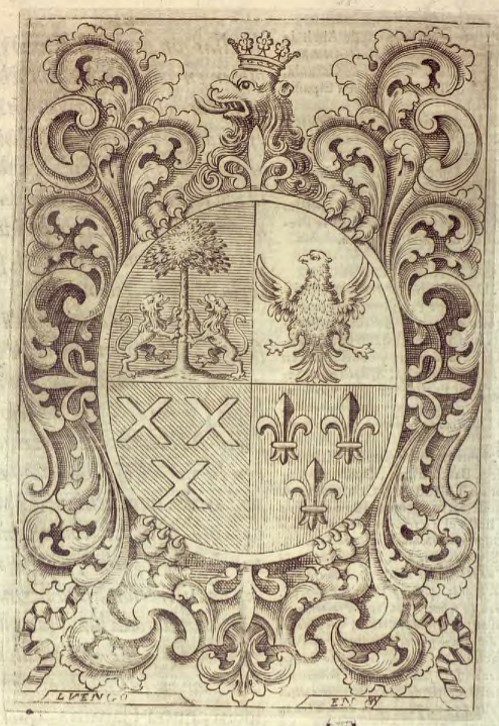 Escudo de Juan Francisco de la Cueva y Zepero