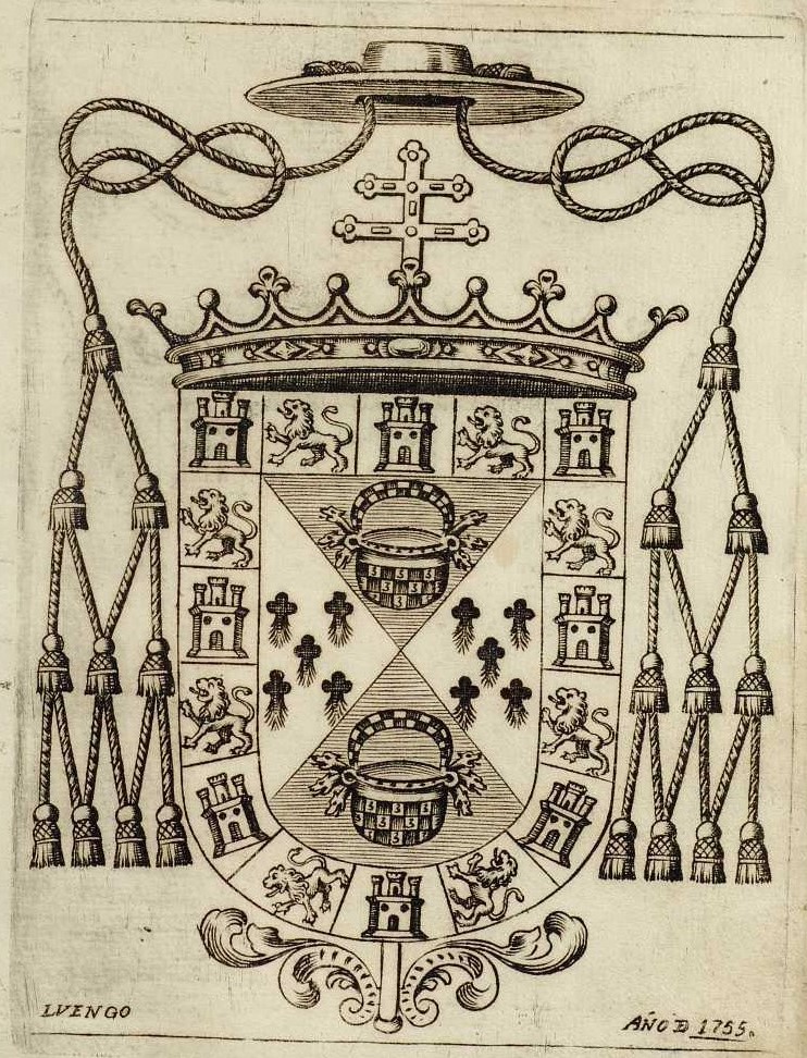 Escudo de Luis Antonio Fernández de Córdoba Portocarrero Guzmán y Aguilar